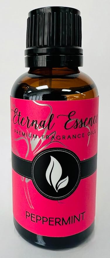 Eternal Essence Oils Peppermint 30ml Premium Fragrance Oil - for Candle, Soap Making, Aromatherapy, Diffusers, Home Care, & Humidifiers