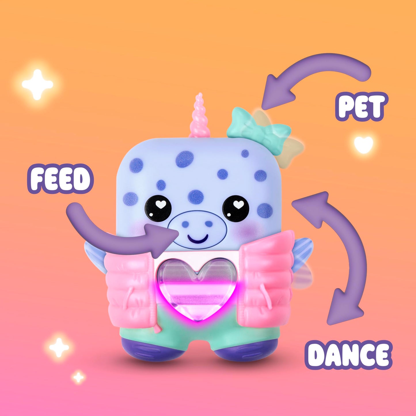 NANO-MALS Blubby The Narwhal, Electronic Pet Narwhal Toy, 70+ Responses, Interactive Fidget Toys for Girls & Boys Ages 5+