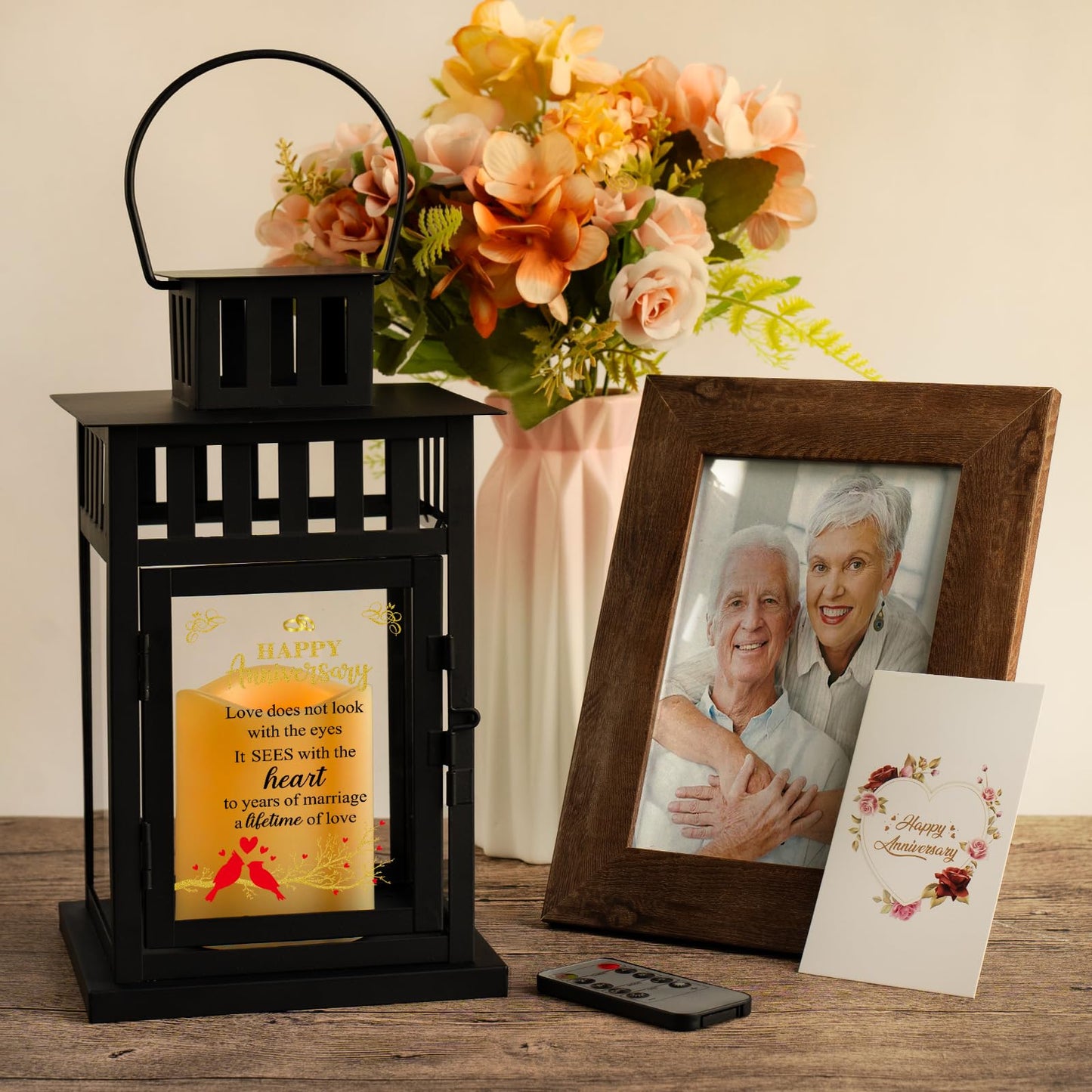 HN HAIINAA Wedding for Him Her Wife Husband Men Women, Anniversary for Couple Gift Happy Anniversary for Girlfriend Boyfriend, Valentines Day, Christmas