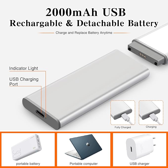 2 Pack Wireless Motion Sensor Under Cabinet Lights with Detachable Rechargeable Battery,98 LED Counter Closet Lighting Strip,3 Dimmable Colors,4-Level Brightness Adjustable,Touch Control & Ultra