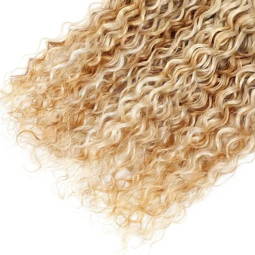 613 Human Hair Bundles P27/613 Water Wave Bundles Blonde Wet and Wavy Bundle 18 20 22 inch #27 and 613 Color