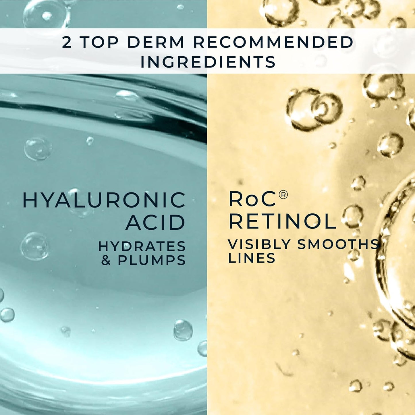 RoC Retinol Correxion Max Hydration Anti-Aging Daily Face Moisturizer with Hyaluronic Acid, Fragrance-Free, Oil Free Skin Care, 1.7 Ounces (Packaging May Vary)