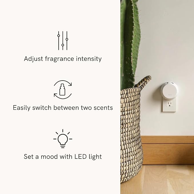Pura Smart Home Fragrance Device Starter Set - Pura 4 - Scent Diffuser for Home - Includes Fragrance Aroma Diffuser - Square Box, Original Scent and Fir & Grapefruit Scent Refills
