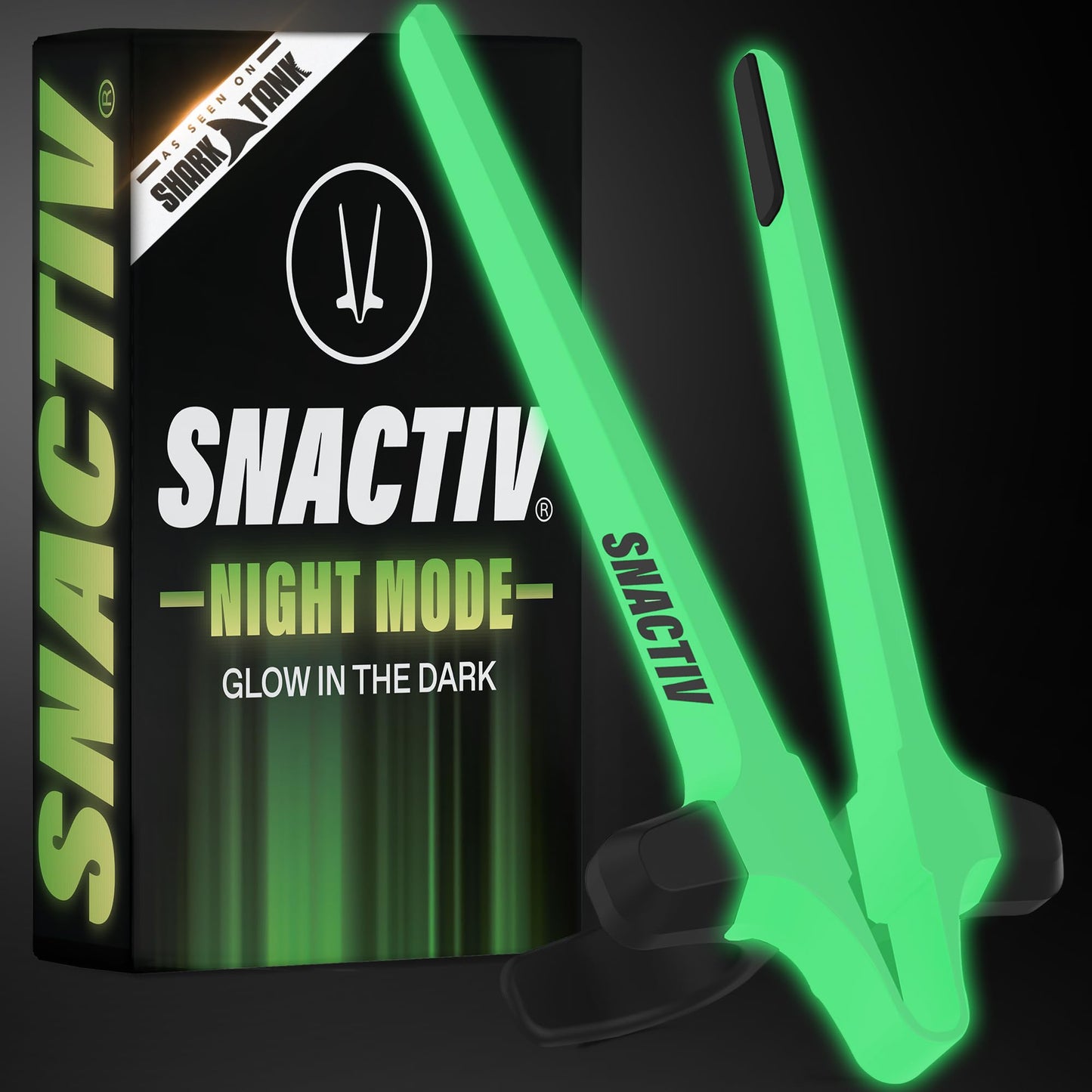 SNACTIV PRO Finger Chopsticks for Gamers - As Seen on Shark Tank! The Official Snacking Tool of the Future - Enjoy Snacks and Chips with Ease - Innovative Gaming Snacking Solution - Snack Chopsticks