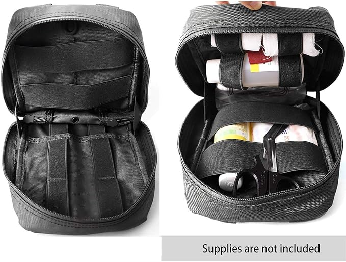 Carlebben EMT Pouch MOLLE Ifak Pouch Tactical MOLLE Medical First Aid Kit Utility Pouch