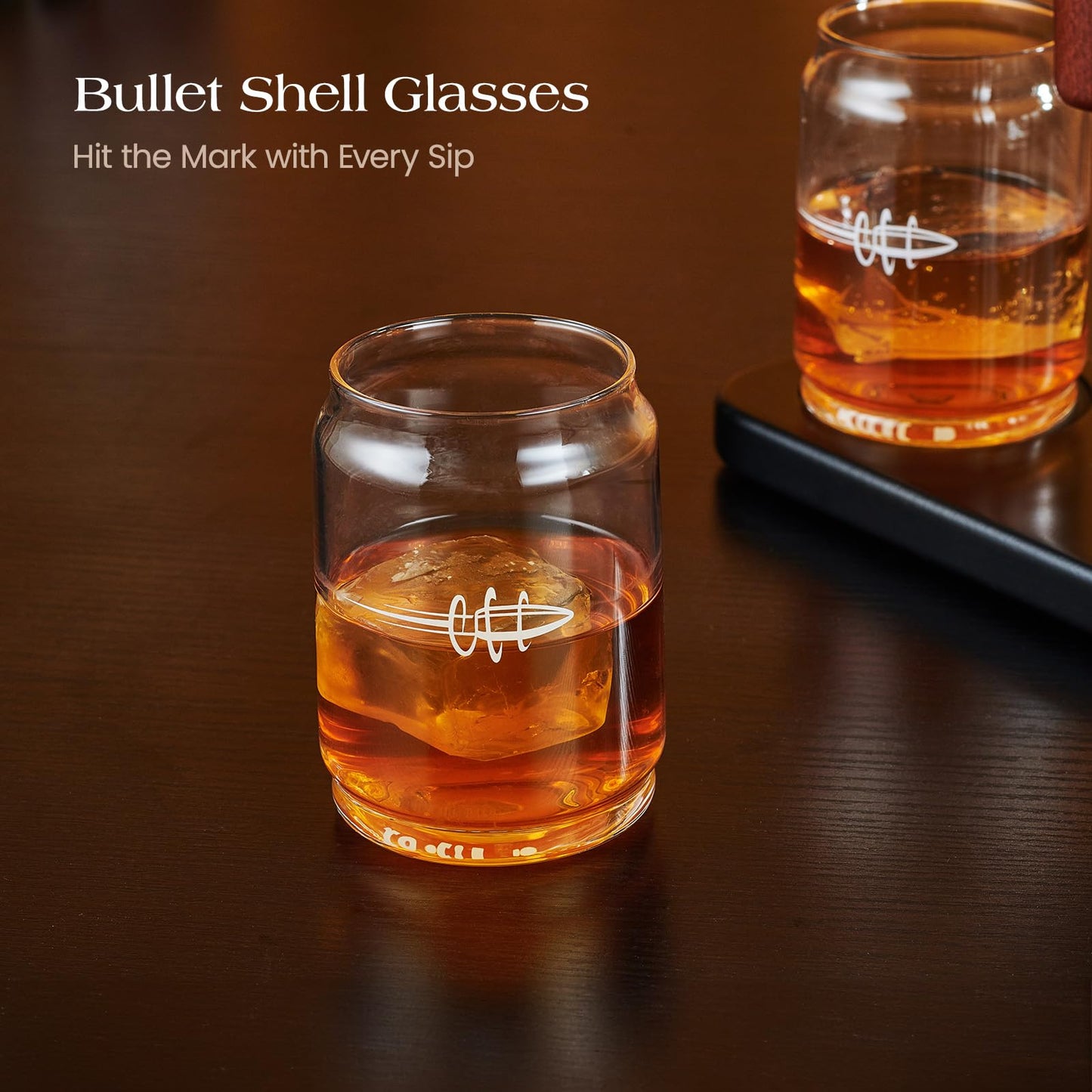 Gifts for Men Dad, Kollea Gun Whiskey Decanter Set-Limited Edition, Liquor Decanter with Bullet Shot Glass, Cool Anniversary Birthday Gifts for Him Husband, Military Present for Home Bar Drinking