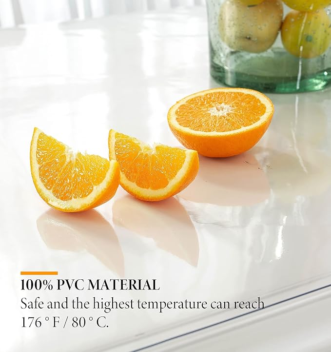 Deep Dream 1.5mm Clear Desk Cover Protector, 18×36 Inch Clear Desk Cover, Rectangular Vinyl Desk Pad, PVC Plastic Table Cover for Office, Dresser, Night Stand, Computer & Writing Desk Tabletop