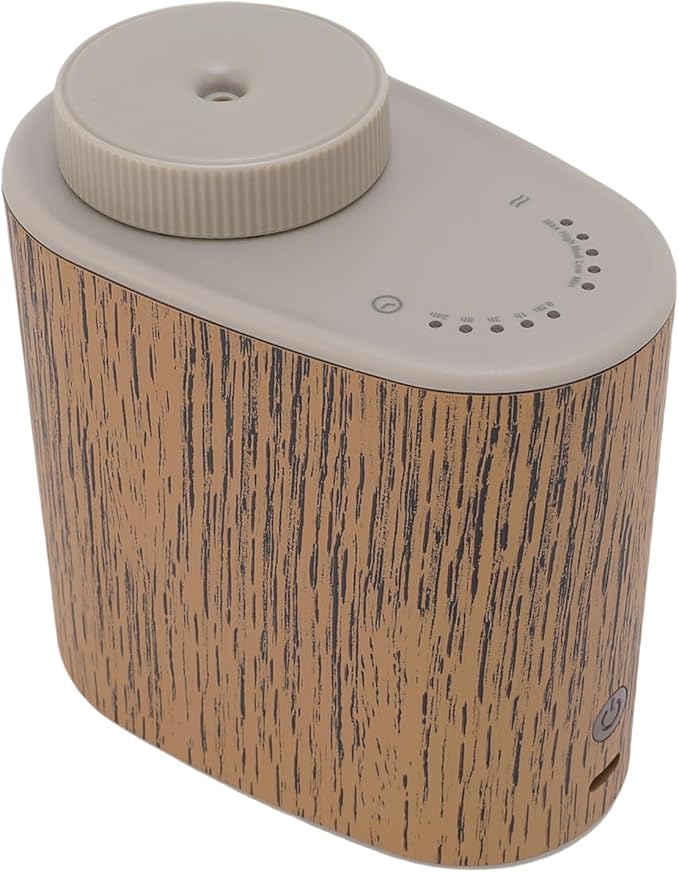 Fabater Essential Oil Diffuser, Waterless 60ML Smart Aromatherapy Diffuser, Smart Scent Air Machine with APP Control for Bedroom, Living Room, Car, Office (Wood Grain)