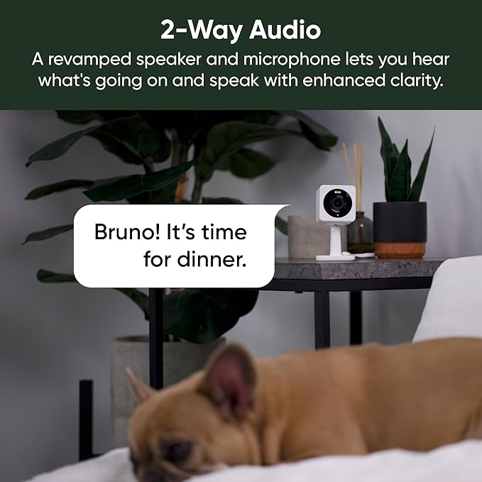 WYZE Cam OG Indoor/Outdoor 1080p Wi-Fi Smart Home Security Camera with Color Night Vision, Motion Detection, 2-Way Audio, Compatible with Alexa & Google, Black (2-Pack), Free Expert Setup
