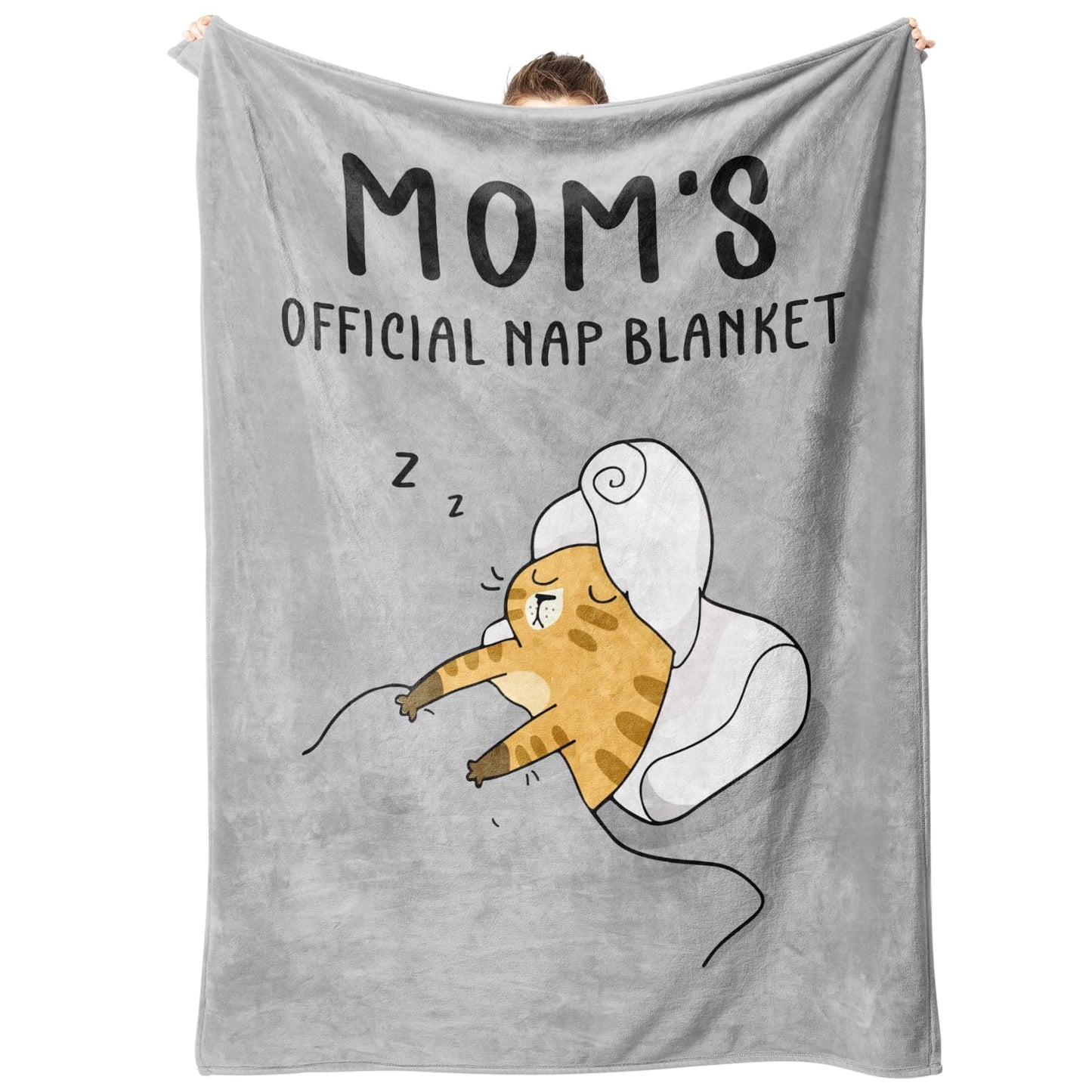 SteadStyle Gifts for Mom from Daughter or Son, Mom Birthday Gifts Blanket, Mother Presents for Christmas, Valentine's Day, Mothers Day, Fluffy Blanket for Mommy, 60'' x 50'' (Grey)