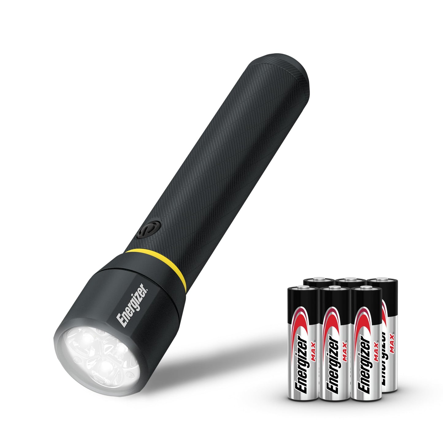 Energizer LED Flashlight Vision PRO, Ultra Bright 1000+ Lumens, IPX4 Water Resistant, Aircraft-Grade Aluminum LED Light, Rugged Metal Flash Light for Outdoors, Emergency Power Outage, Black