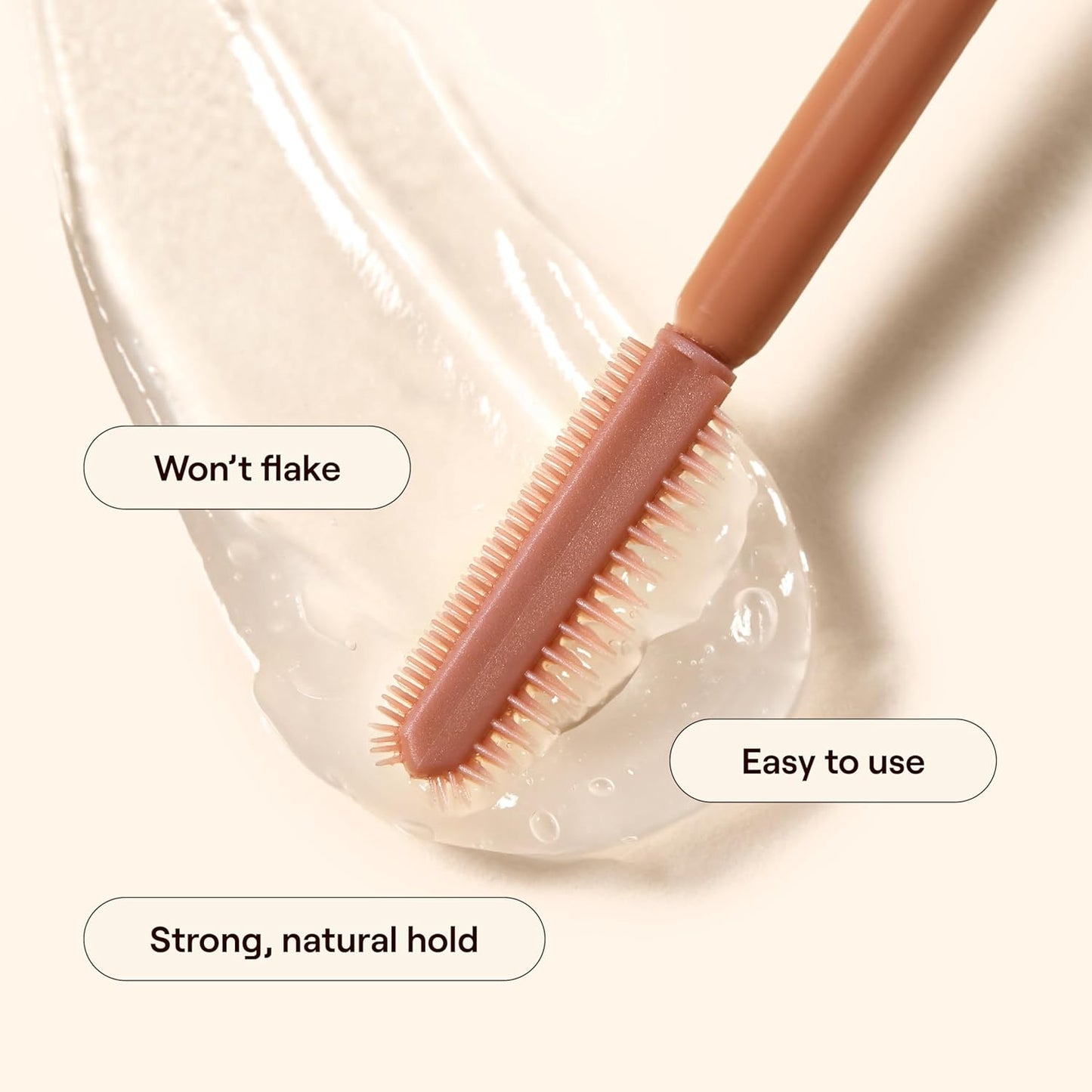 Live Tinted Huebrow Clear Eyebrow Gel - Flexible Hold That Shapes & Laminates with a Dual-Sided Applicator - No Flaking & Easy to Use, 0.425oz / 12.3mL