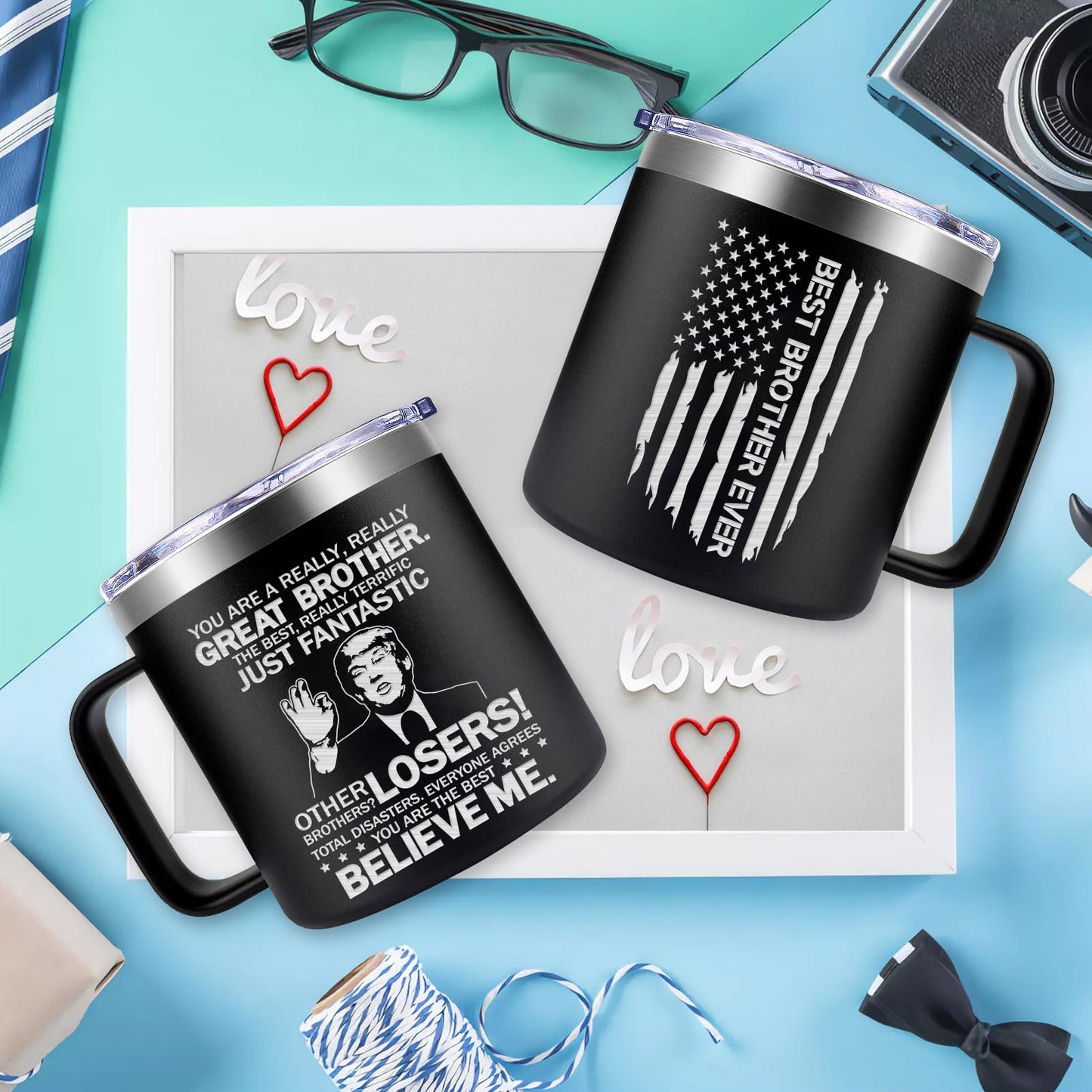 Fufendio Gifts for Brother - You Are a Really Really Great Brothers Mug 14oz - Big Brother Gift from Sister - Fathers Day Birthday Christmas Gifts for Old Little Brothers