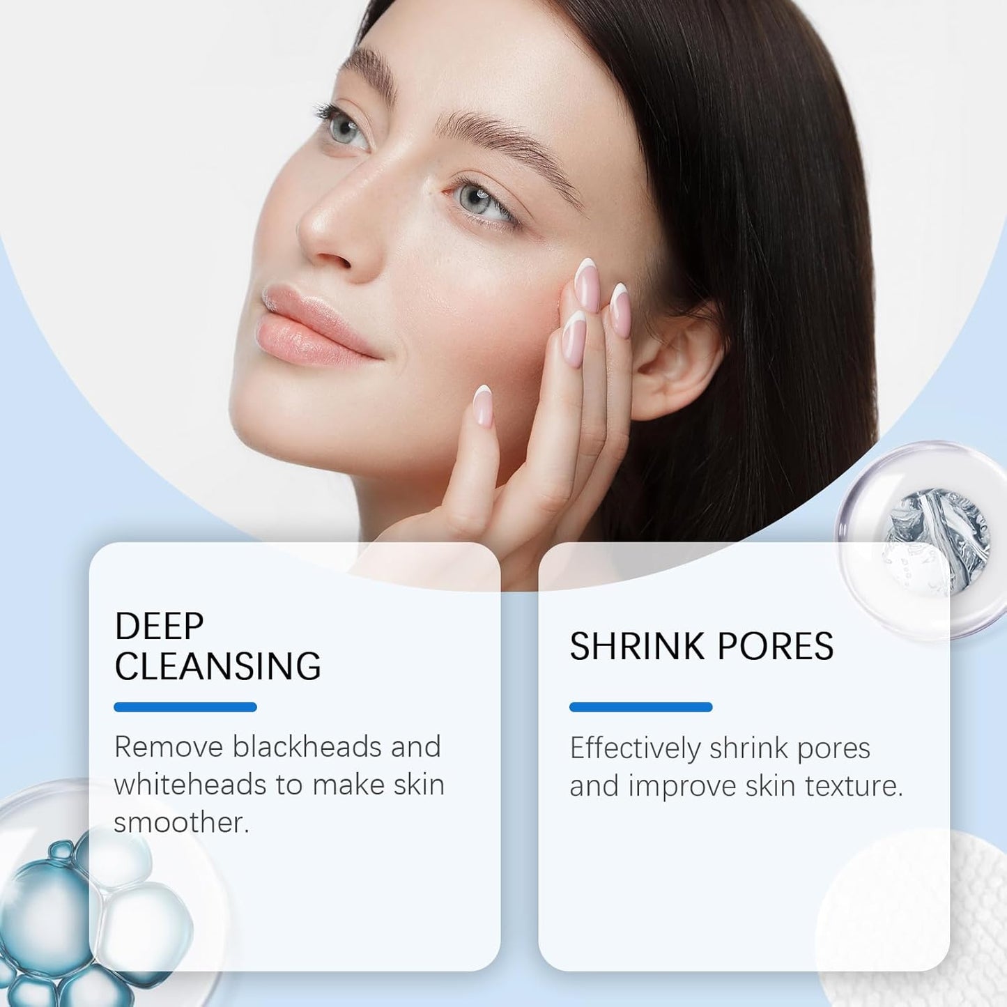 Zero Pore Facial Toner Pads 2.0, Dual-Textured, 4.5% AHA Lactic Acid, 0.45% BHA Salicylic Acid, 70 Count