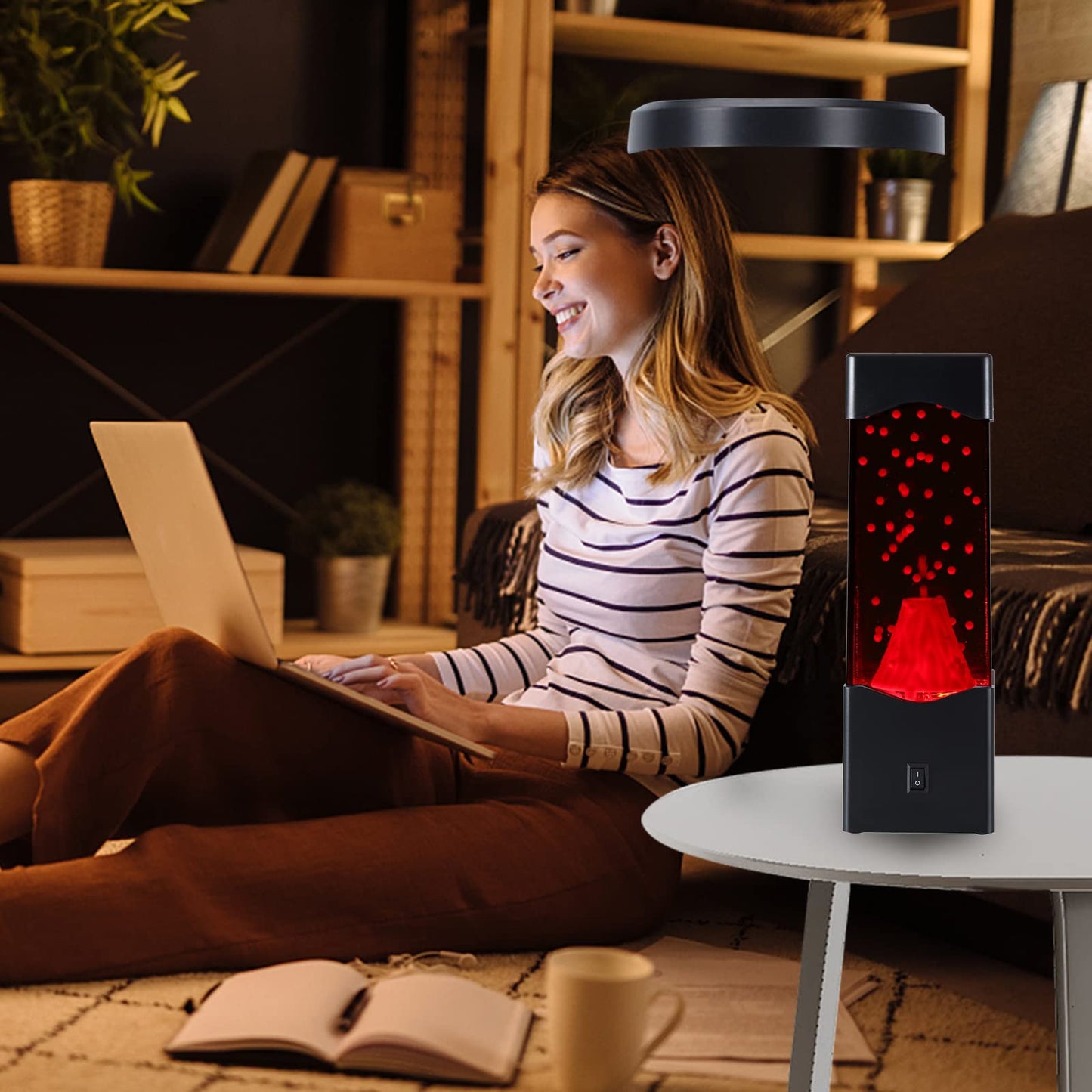 TNOIE Night Light for Kids,USB Powered Volcano Lamps,Relaxing Nightlight for Kids & Adults,Room Office Desktop Volcano Decoration Mood Night Light, Novelty Gifts for Adults Boys Girls