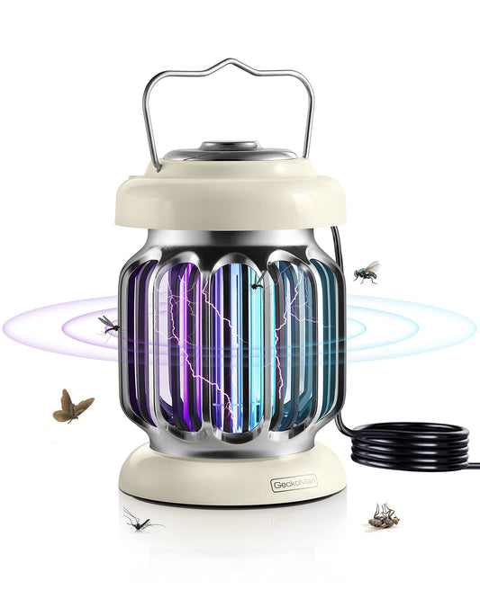 2-Pack Hybrid Spectrum, Waterproof Switch Bug Zapper Outdoor Bug Zapper Indoor Mosquito Repellent Outdoor Patio Mosquito Zapper Electric Fly Zapper Fruit Fly Trap for Indoors Killer