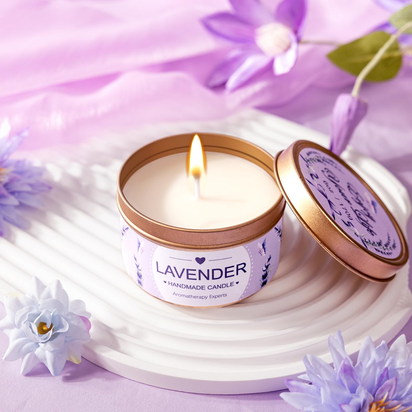 Birthday Gifts for Women Self Care Gifts Get Well Soon Gifts, Lavender Relaxation Spa Gift Basket Sets with Luxury Flannel Blanket, Unique Mothers Day Mom Gifts Basket for Mom Wife Grandma Sister