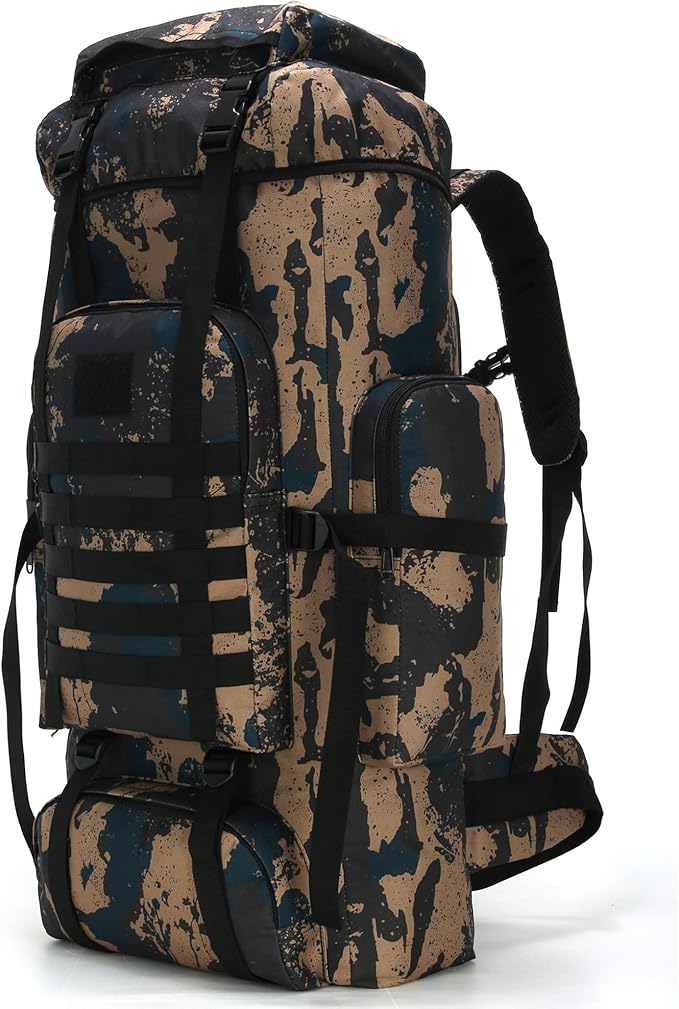Hiking Backpack for Men 70L/100L Camping Backpack Military Rucksack Molle 3 Days Assault Pack for Climbing