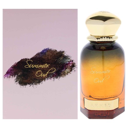 Ahmed Al Maghribi Summer oud 60ML | SAFFRON | Cashmere Wood | Caramel | Leather | Oud Accord | For men Perfumes | For Women Perfumes |
