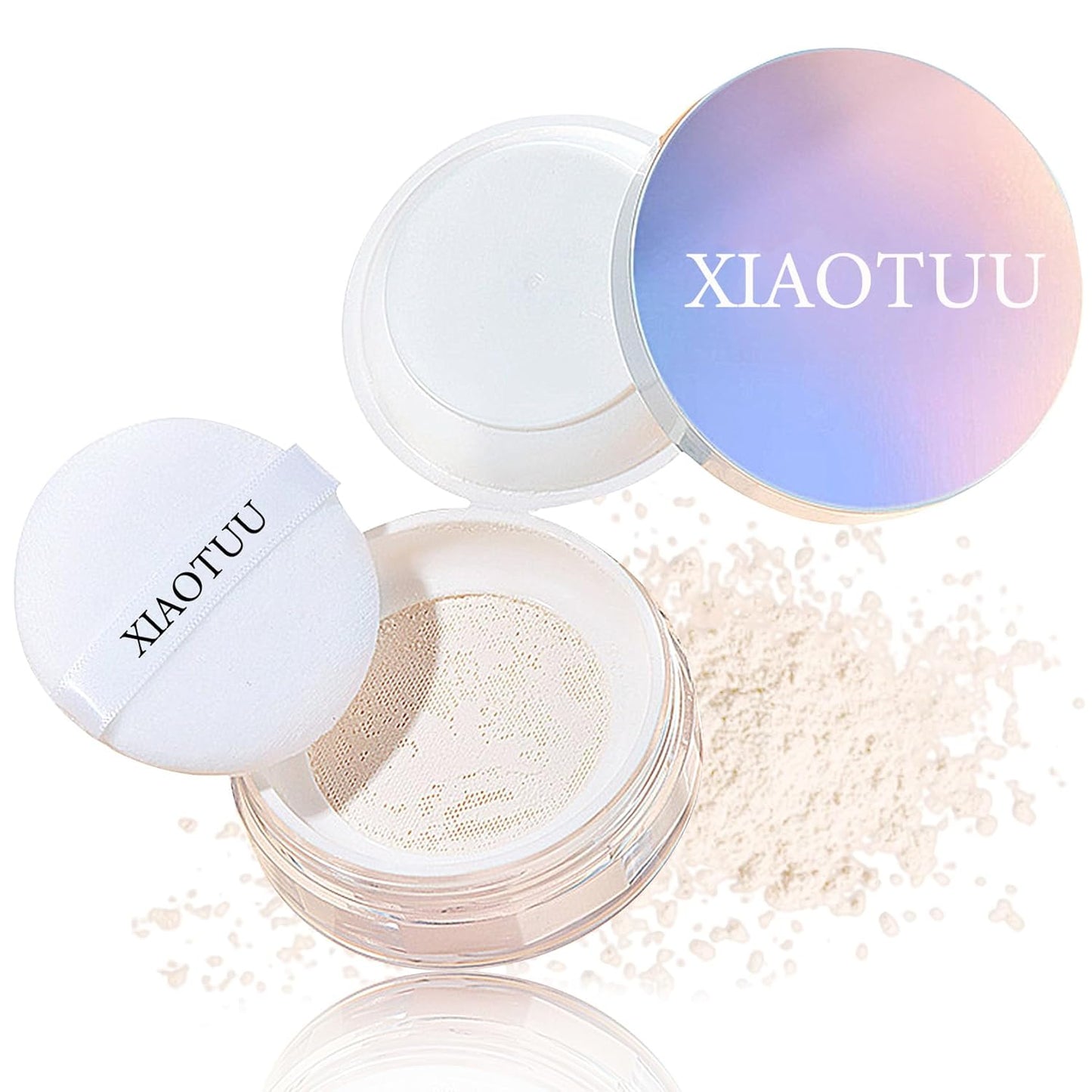 Loose Setting Face Powder,Loose Powder Lightweight & Breathable Setting Powder,Brighten Long Lasting Pigmented Waterproof Blurring Powder Natural Finish Face Makeup for Women ï¼Ivoryï¼