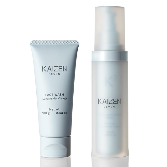 2-Step Set for Men | Made in Japan | Face Wash 100ML and Light Moisturizer 120ML