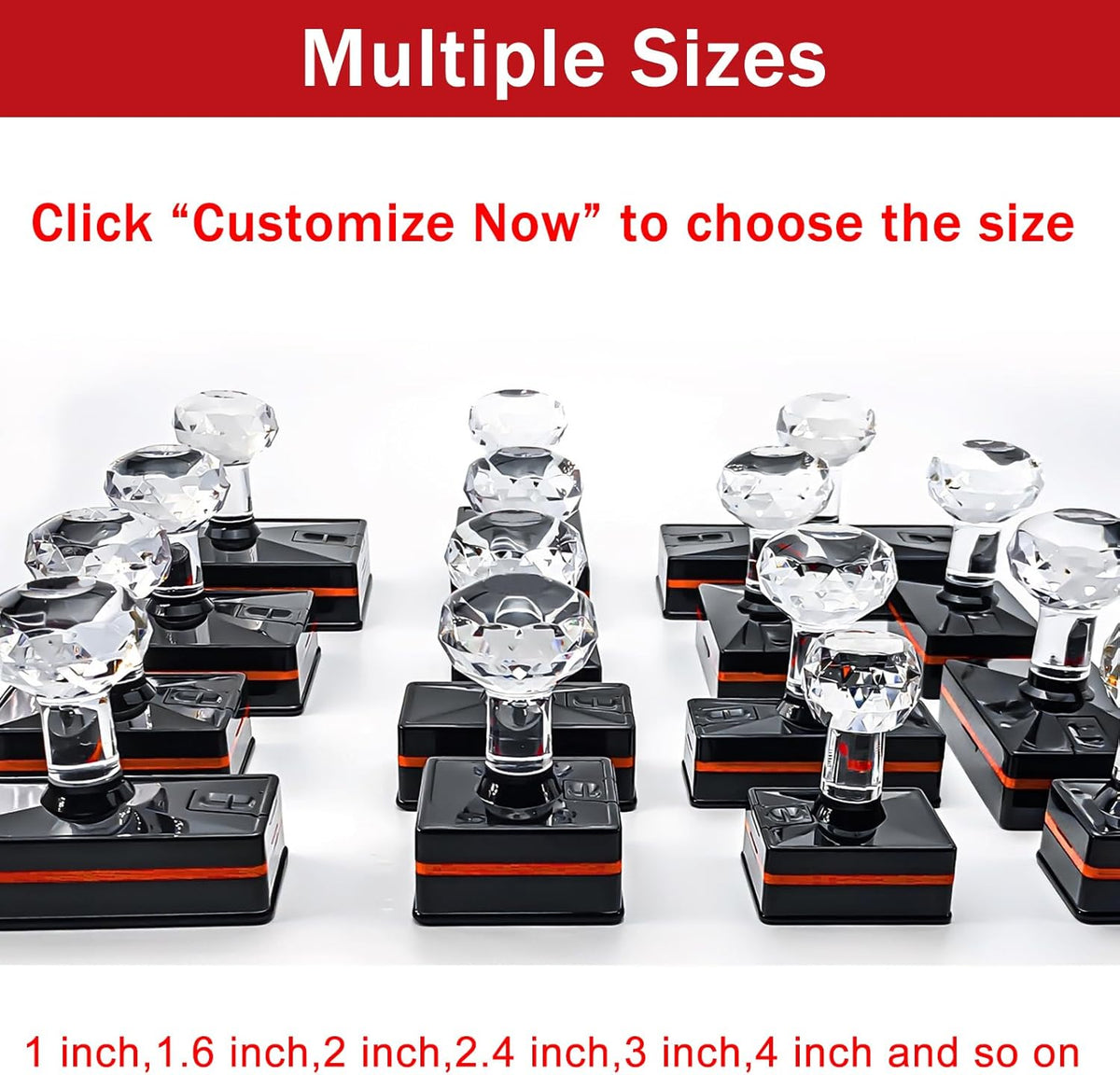 Custom Stamp Self Inking Logo Stamp Personalized with Clear, Consistent Impressions Multiple Sizes
