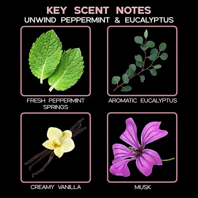 LOVSPA Unwind Eucalyptus & Mint Diffuser Oil - Luxury Essential Oils for Diffuser Refill & Air Freshener Room Spray - Long-Lasting & Natural Home Fragrance, Scented Oil for Diffusers, USA Made, 4oz