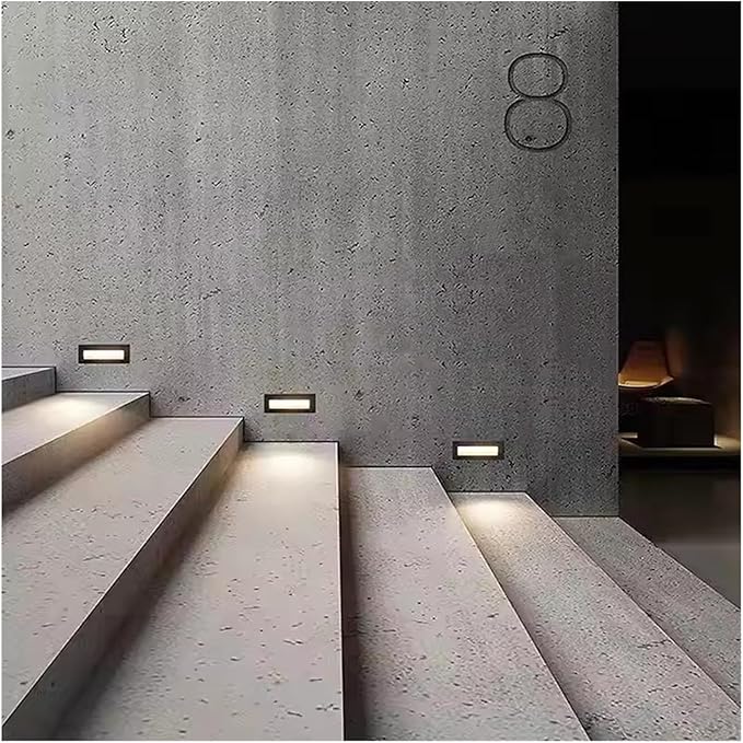 LED Stair Light Mounted Wall Lamp Indoor and Outdoor Garden Corridor Lights,Simple