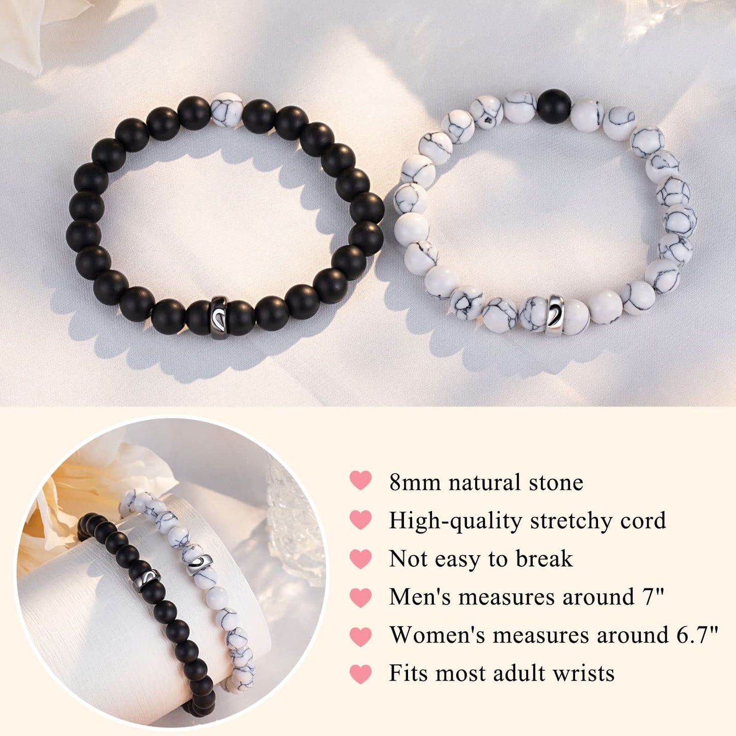 UNGENT THEM Gifts for Men Valentines Birthday Anniversary Unique Christmas Him Boyfriend Husband Bracelet Who Have Everything Want Nothing