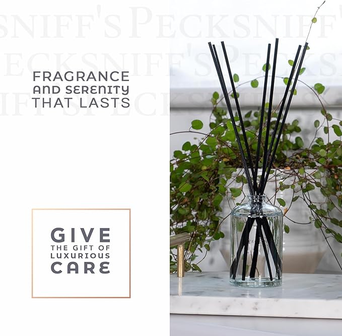 Pecksniff's Rose & Peony Reed Diffuser, 100 ml/3.38 Fl Oz