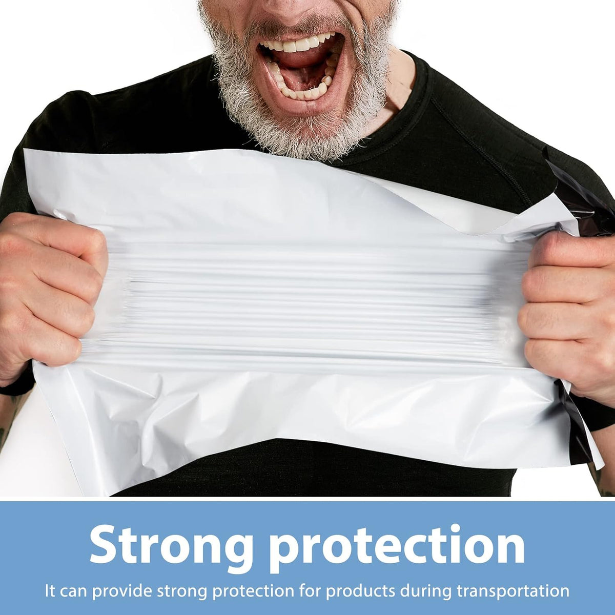 Metronic 1000PC Poly Mailers 12x15.5, Sturdy Shipping Bags for Small Business, Waterproof Mailers Poly Bags, Strong Adhesive Shipping Envelopes for Clothing, Efficient Mailing Envelopes in White