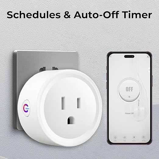 Osprey Smart Plug, Wi-Fi Outlet Socket, Compatible with Alexa and Google Home, Automate APP, Timer Function, Voltage Measurement Function, 2.4GHz Wi-Fi Only, No Hub Required, 16A (2 pcs)