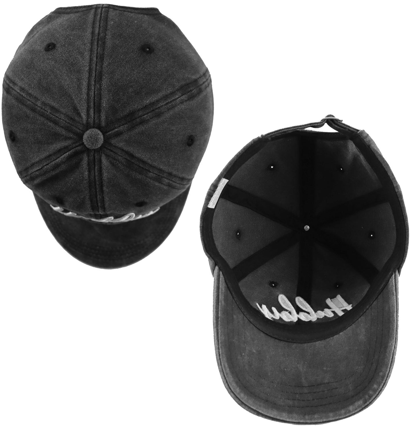 MANMESH HATT Wifey Hubby 2025 Couples Matching Dad Hats, Mr and Mrs Hat, Bride and Groom Hats, Newlywed Honeymoon Wedding Gifts Baseball Caps for Men and Women Dad Mom Wife Husband 2025 Black Pink