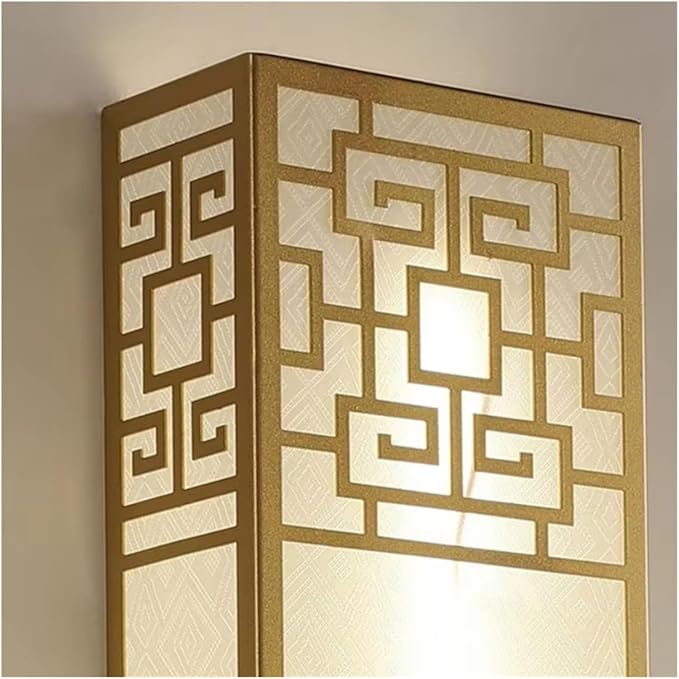 Chinese Style Bedroom Wall Lamp Strip Shaped Zen Background Wall Light Living Room Hallway Stairs Hotel Wall Sconces,Suitable for The Living Room