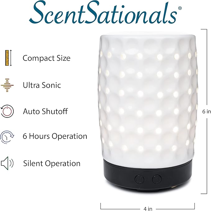 Scentsationals Eclectic Diffuser Collection 100ML - Scented Essential Oils - Classic Aromatherapy Scent User - Electric Fragrance Home Air Freshener Decor for Office Desk and Home (Revive)
