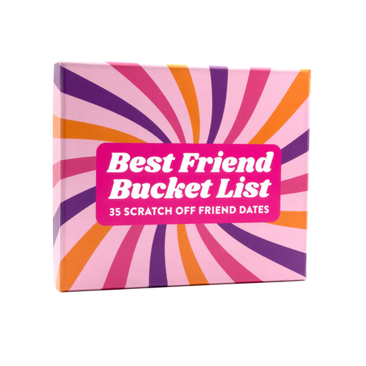 Best Friend Bucket List Scratch Off Cards – 35 Fun Adventure Date Ideas for Friends – Unique Gift for Women, Besties, or BFFs – Fun Friendship Gift for Birthdays or Holidays