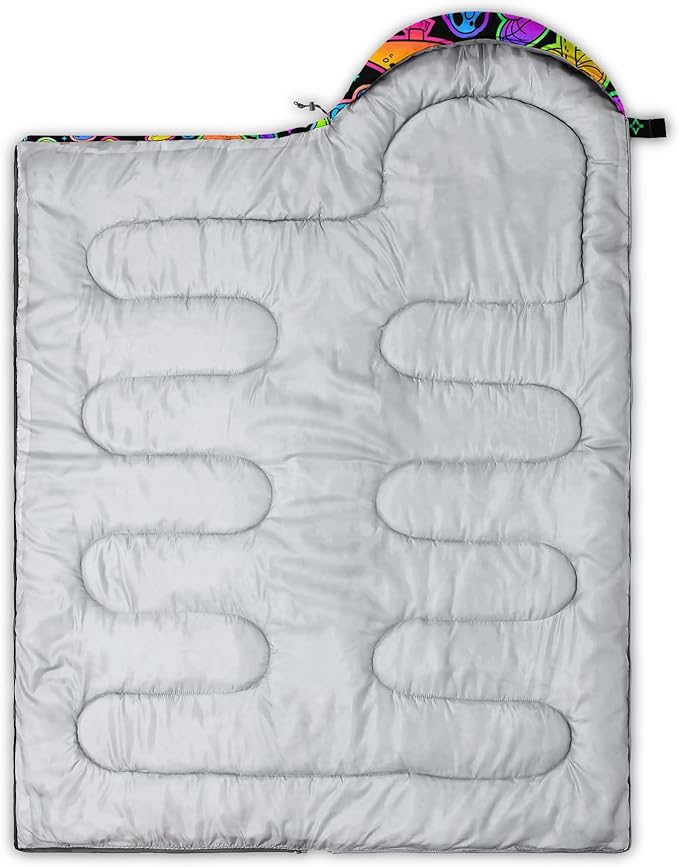 Axolotl Unicorn Sleeping Bag for Kids Boys Girls–Lightweight Warm Cold Weather Sleeping Bags,Waterproof Portable Sleeping Bag with Compression Sack for Camping Backpacking Outdoor Indoor