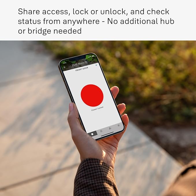 Yale Assure Lock 2 Keypad with Wi-Fi Connect, Black Suede Deadbolt for Vacation Rental Hosts, YRD410-CB1-BSP