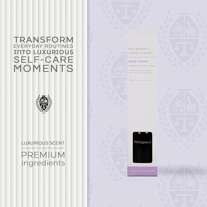 Pecksniff's Deep-Sleep Aromatherapy Diffuser, 100 ml/3.38 Fl Oz, Long-Lasting Fragrance for Relaxation