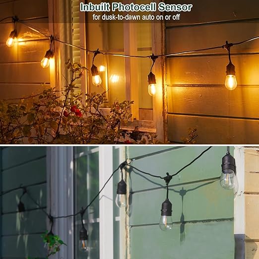 Outdoor Light Timer Waterproof, Dusk to Dawn Power Stake Timer Remote Control, 6 Grounded Electrical Outlets Timer for Outdoor Christmas Lights, Yard, Garden, Backyard, Halloween Decoration,13A