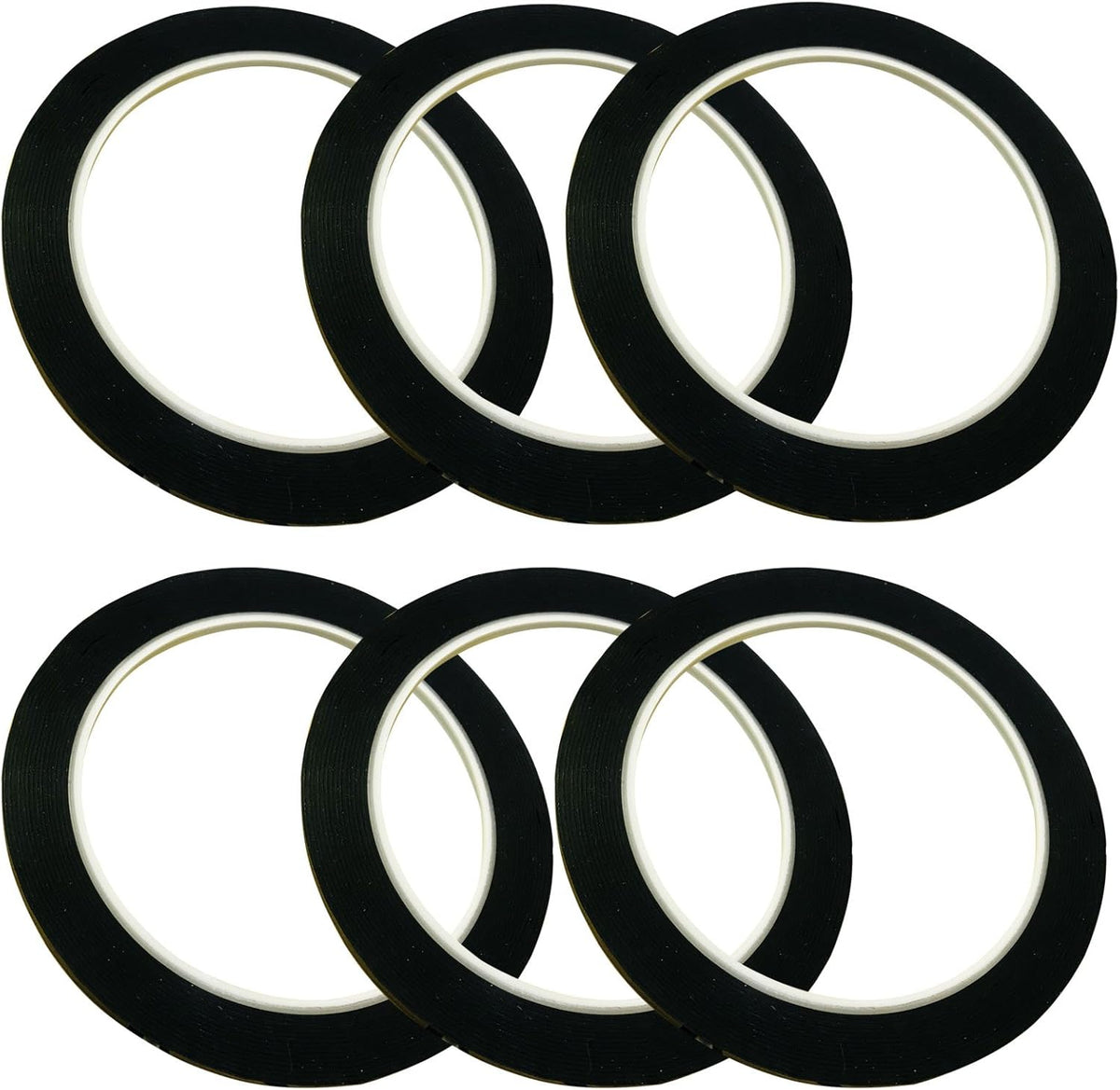 GoProver Set of 6 pcs 3mm 1/8 inch Lightning Width Graphic, 108 Feet Feet Long per Roll
