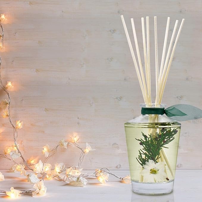 LOVSPA Reed Diffuser Set, Sparkling Balsam Scented Oil Diffuser with Sticks, Home Fragrance Accessories for Bathroom Shelf Decor, Aroma Diffusers for Home or Office Desk, USA Made