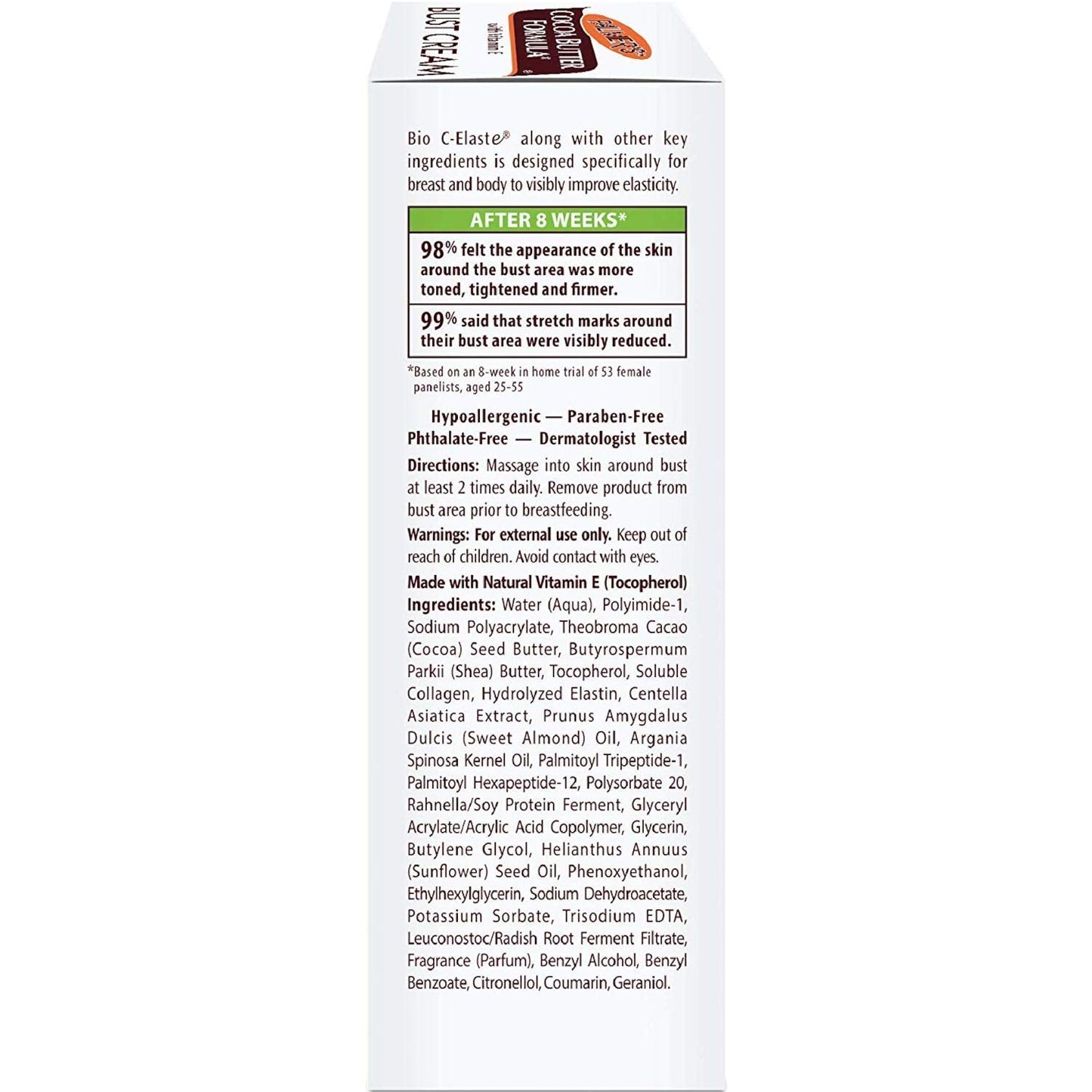 Palmer's Cocoa Butter Formula Bust Cream 4.40 oz (Pack of 6)