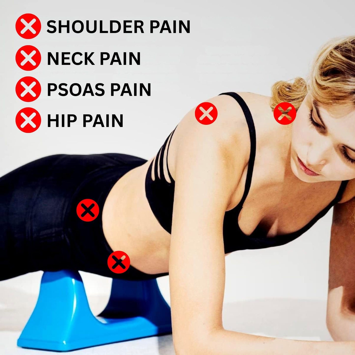PSO-RITE Psoas Muscle Release and Deep Tissue Massage Tool - Massager Device for Back, Hip Flexor Relief and Recovery, Durable for Athletes, Physical Therapy, Trigger Point Pain- Night Black