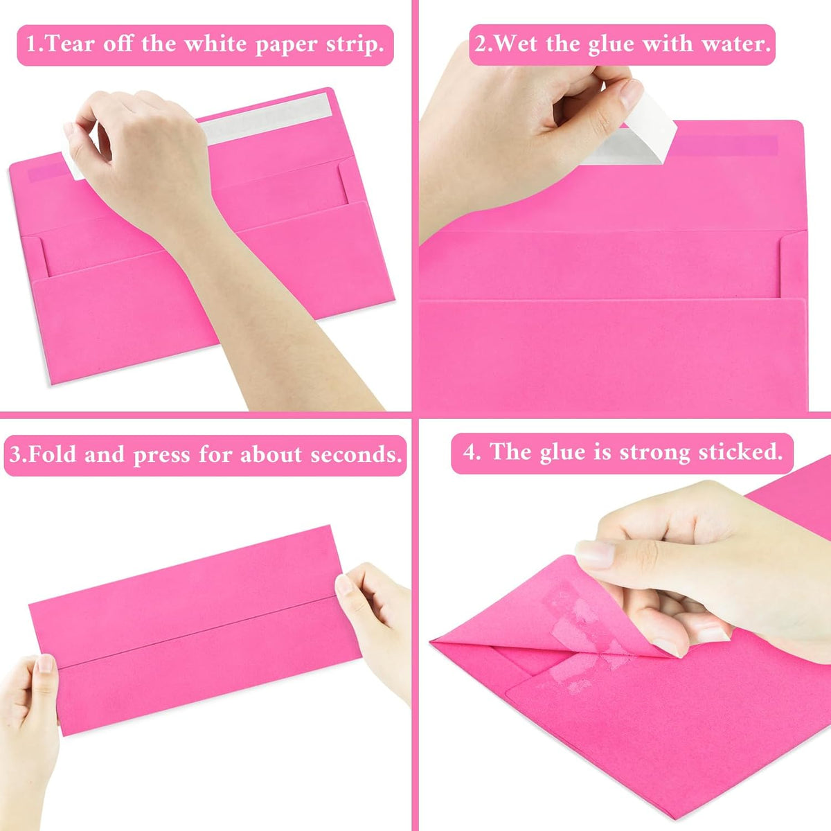 200 Pack Colorful #10 Business Envelopes, Standard Envelopes Self Seal, Letter Size Business Mailing Envelopes for Checks Letters Invoices Birthday Graduation Wedding, 4 1/8 x 9 1/2 Inch