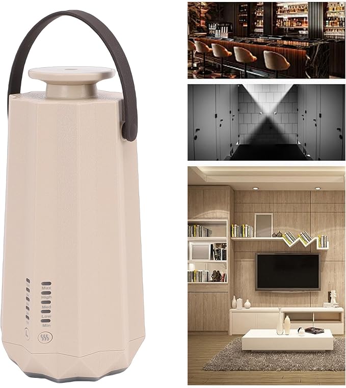 Fabater Essential Oil Diffuser, Smart Fragrance Diffuser, Portable 50ml Smart Scent Air Machine, App Control Low Noise Air Freshener for Plants, Pets, Home, Office, Dormitory (Beige)