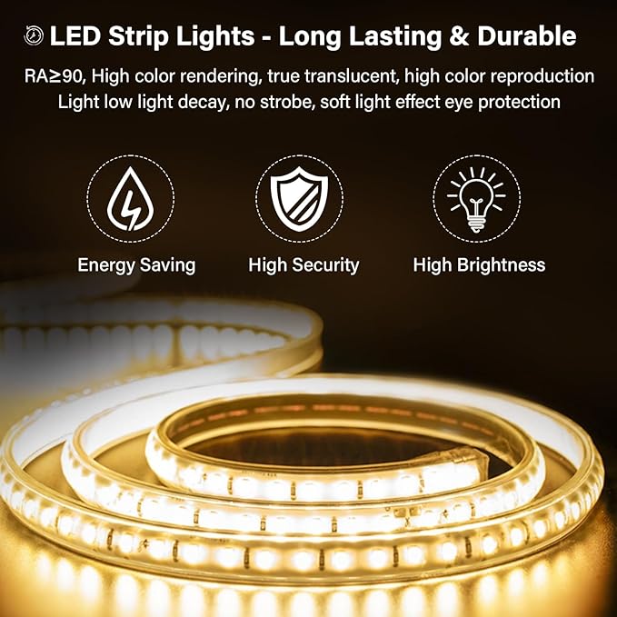 40"x 40" LED Bathroom Mirror, Backlit + Front Lit, LED Bathroom Mirror with Lights for Wall, 3 Colors, Anti-Fog, Dimmable Brightness, Tempered Glass