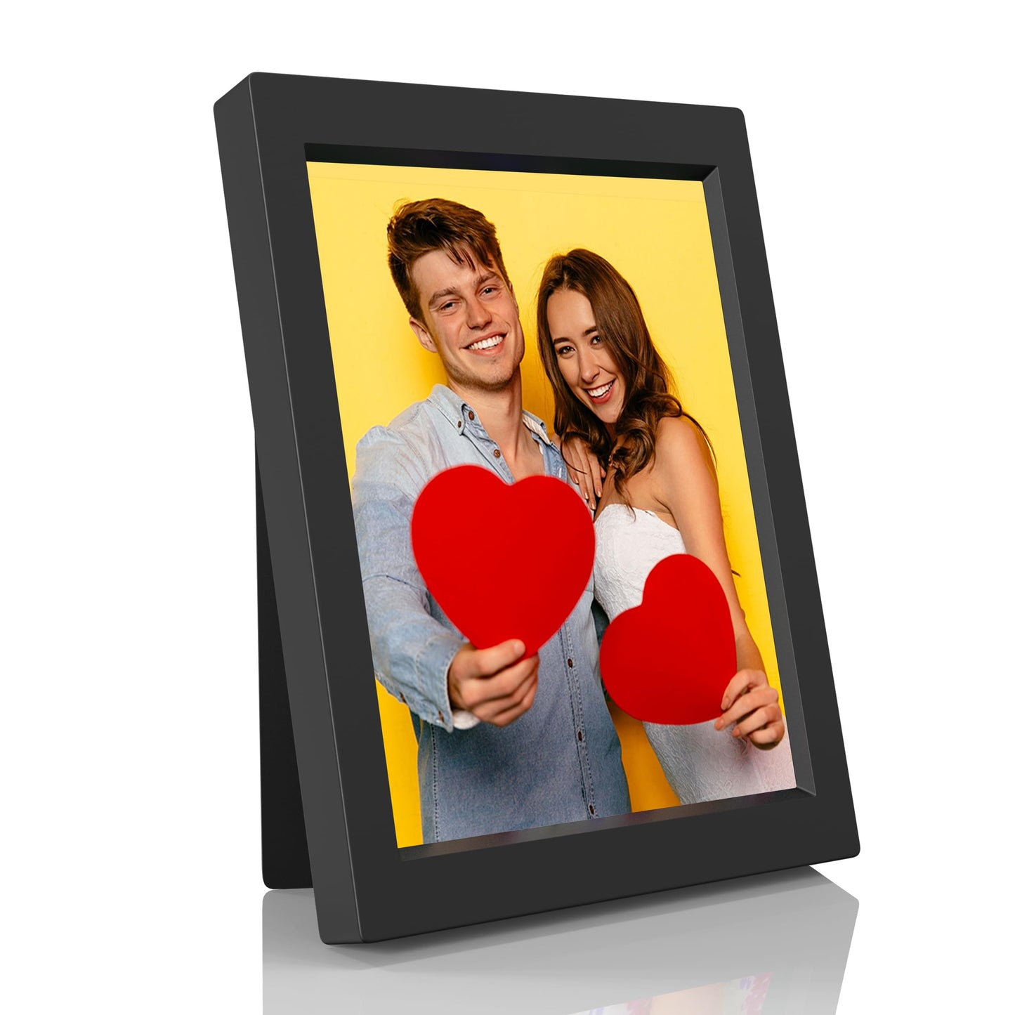 KWANWA 5x7 Picture Frame, Personalized 20S Voice Recordable Photo Frame, Vertical or Horizontal, Tabletop & Wall Mount, Gifts for Boys & Girls, Mother, Father, Grandparents, Birthday, Christmas