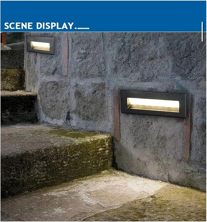 LED Stair Light Mounted Wall Lamp Indoor and Outdoor Garden Corridor Lights,Elegant