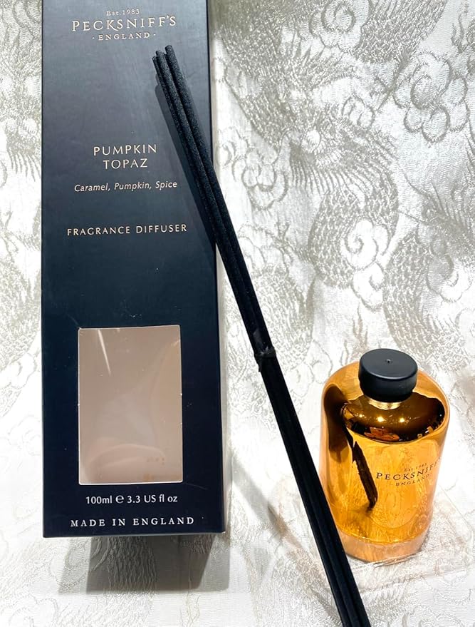 Pecksniff's Pumpkin Topaz Fragrance Diffuser 3.3 oz